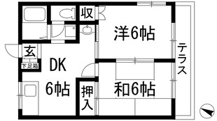 プレステージ西野の物件間取画像